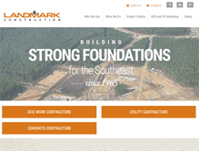 Tablet Screenshot of landmark-sc.com